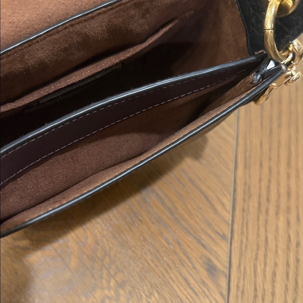 Vintage Coach Soho Signature Canvas & Suede Buckle Flap Crossbody Y2K - Picture 9 of 10